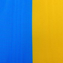 tételeket Kék és sárga moaré koszorúszalag, 100 mm, nemzeti színű szalag, klubszalag, díszszalag, ünnepi gyászszalag, acetát