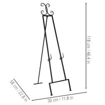 tételeket Dekoratív koszorútartó stabil talppal, sokoldalú kiegészítőként is tökéletes, 118 cm
