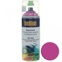 tételeket Belton mentes vízbázisú festék rózsaszín közlekedési lila magasfényű spray 400ml