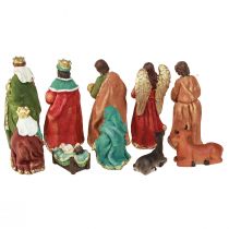 tételeket Betlehemes figura szett kézzel festett polyresin 5,5-12cm 10db