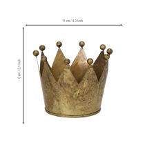 tételeket Dekoratív korona asztaldísznek és karácsonyra, 11 cm