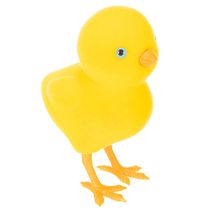 tételeket Húsvéti csibe dekoráció, asztaldísz, újrafelhasználható nappali dekoráció, 16 cm, 2 darab