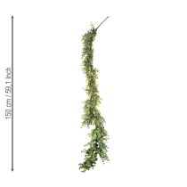 tételeket Mesterséges eukaliptusz girland, dekoratív girland, zöld, 150cm