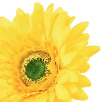 tételeket Művirágok Gerbera Sun Yellow Kerti Virág 47cm