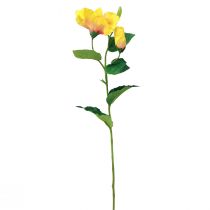Művirágok Hibiszkusz sárga 62cm