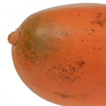 Mesterséges mangó deco gyümölcs Műgyümölcs Ø7cm L12cm
