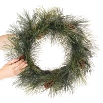 tételeket Műfenyőág koszorú tobozokkal 60 cm