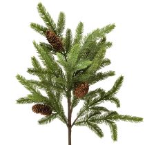 tételeket Műfenyőág igazi tobozokkal Karácsonyfa ág 78cm