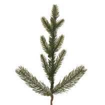 tételeket Műfenyőág fehér mini karácsonyfadíszekkel, 46 cm, 2 darab