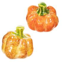 tételeket Dekoratív tökök őszi asztaldísznek, 6 cm, 2 darab