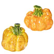 tételeket Tökfigura őszi asztaldíszhez, őszi dekoráció, 10cm, 2 darab