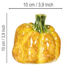tételeket Tökfigura őszi asztaldíszhez, őszi dekoráció, 10cm, 2 darab