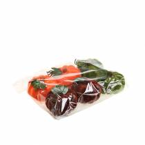 tételeket Minitök bolyhos narancs, zöld, piros Ø9cm 6 db