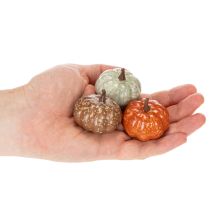 tételeket Mini Tök Dekorációs Szett, Őszi és Halloween Dekorációk, Vegyes Színek, 4 cm, 24 Darab