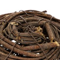 tételeket Szőlőgömb, natúr barna, dekorációnak, Ø14cm M14cm