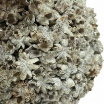 tételeket Karácsonyi dekoráció Karácsonyi labda fehér hógolyó Ø10cm