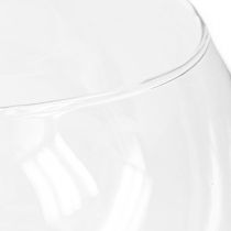 tételeket Golyóváza Üvegváza Átlátszó Kerek Asztali Váza Virágváza Ø15,5cm H12,5cm