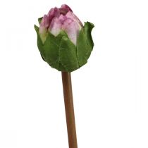 tételeket Művirág Dahlia Purple selyemvirág és bimbó H57cm