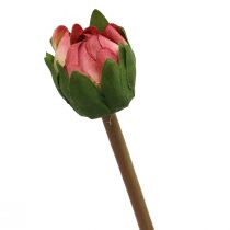 tételeket Mesterséges virág dália rózsaszín virág bimbóval H57cm