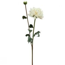 tételeket Művirág Dahlia White Művirág bimbóval 57cm