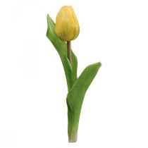Műtulipán sárga Real Touch tavaszi virág H21cm