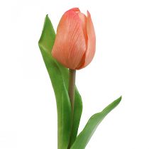 tételeket Művirág Tulipán Barack Real Touch tavaszi virág H21cm