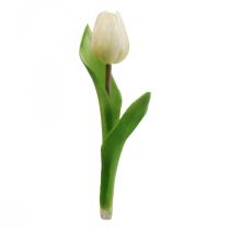 Műtulipán fehér Real Touch tavaszi virág H21cm