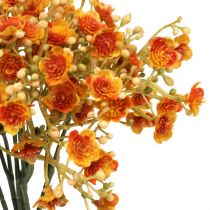 tételeket Gypsophila művirág gipszfű narancs L30cm 6 db egy csokorban