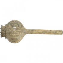 tételeket Műkő deko mák antik deco barna Ø11cm 30cm