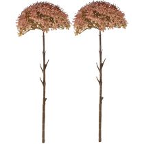tételeket Műág őszi dekoráció virágág barna piros 45cm 2 darab
