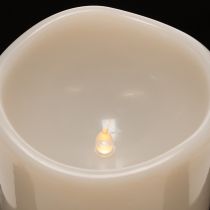 tételeket Nagy LED gyertya elemes működéshez időzítővel, meleg fehér, kültéri, 25 cm