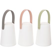 tételeket Lámpa fogantyúval, hordozható LED lámpa kültéri és beltéri használatra, 22 cm, 3 darab