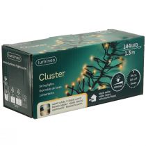 tételeket LED világítólánc klaszter kültéri időzítő 144 LED 130cm