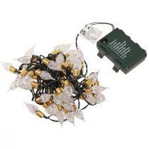 tételeket LED tündér lámpák időzítő elemmel belül 50 LED 490cm
