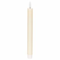 tételeket LED kúpos gyertya fehér színben, meleg fehér fénnyel, 24 cm, időzítővel, 2 darab