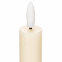 tételeket LED kúpos gyertya fehér színben, meleg fehér fénnyel, 24 cm, időzítővel, 2 darab
