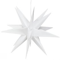 tételeket LED csillag 3D fehér időzítő akkumulátor külső Ø30cm H74cm