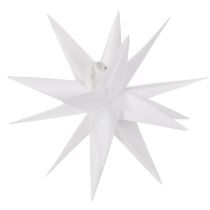 tételeket Dekoratív LED csillag, meleg fehér, kültéri, időzítővel, 40 cm