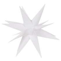 tételeket Dekoratív LED csillag, meleg fehér, kültéri, időzítővel, 40 cm
