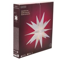 tételeket LED Csillag Karácsonyi Csillag Meleg Fehér Időzítő Kültéri 60cm