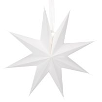 tételeket LED függőcsillag időzítővel, meleg fehér, kültéri, 38 cm