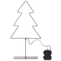 tételeket LED-es karácsonyfa, elemes, beltéri asztaldísz, 47 cm