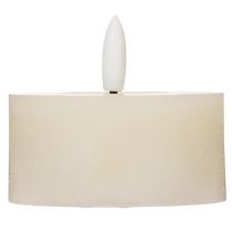 tételeket LED-es teamécses, meleg fehér, villogó effektussal és időzítővel, valódi viaszból, elemes, 7 cm, 2 darab