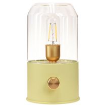 tételeket LED asztali lámpa retro asztali lámpa meleg fehér zöld H19,5cm