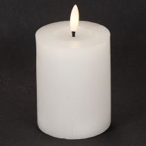 tételeket LED oszlopgyertya, pislákoló, időzítővel, Ø7cm, 12cm