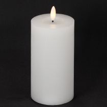 tételeket LED oszlopgyertya, pislákoló, időzítővel, Ø7cm, 16cm