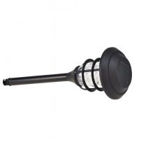 tételeket LED-es zseblámpa Napelemes kerti zseblámpa fekete meleg fehér H42cm