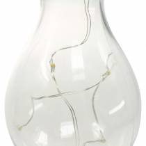 tételeket Kerti dekorációs napelemes LED izzó meleg fehér H15cm 5db