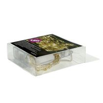 tételeket 40-es LED-es tündérlámpák az akkumulátorokhoz, meleg fehér