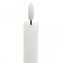 tételeket LED gyertyaviasz asztali gyertya meleg fehér elemhez Ø2cm 24cm 2db
